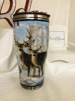 
              Scène de cerf 30 oz Tumbler en acier inoxydable
            