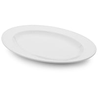 
              Copie de 12" Porcelain Rimmed Oval Platter White - Thresholdâ„¢
            