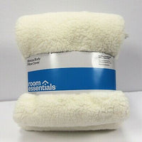Room Essentials Cream Soft Sherpa Body Pillow Cover 20x 50