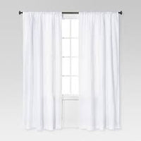 84"x54" Farrah Curtain Panel White - Threshold