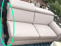 
              Fauteuil Couleur Cream semi cuir (incomplet)
            