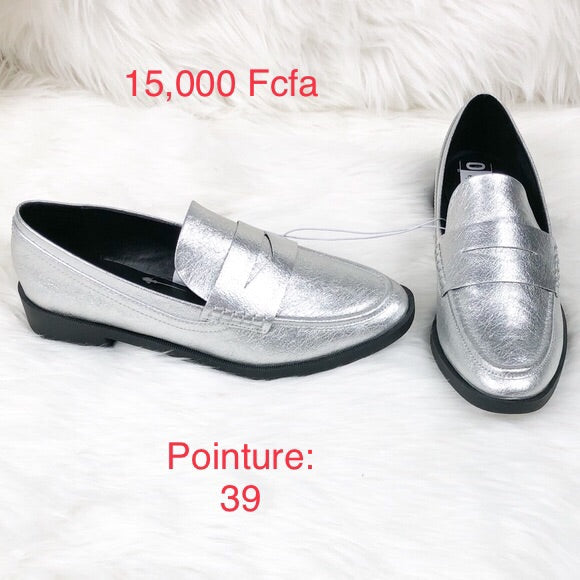 New Day Bernadette Loafer Silver 7/39
