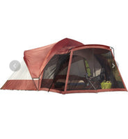 
              Outdoor EZ Pop Up Canopy Screen Party Tent with Mesh Side Walls 10 x 10 ft - Red
            