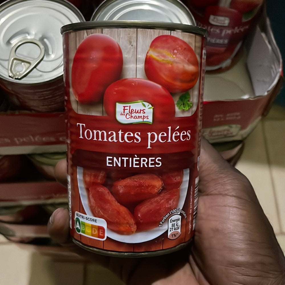 Tomates pelées entières- 400g DLC: 12/24