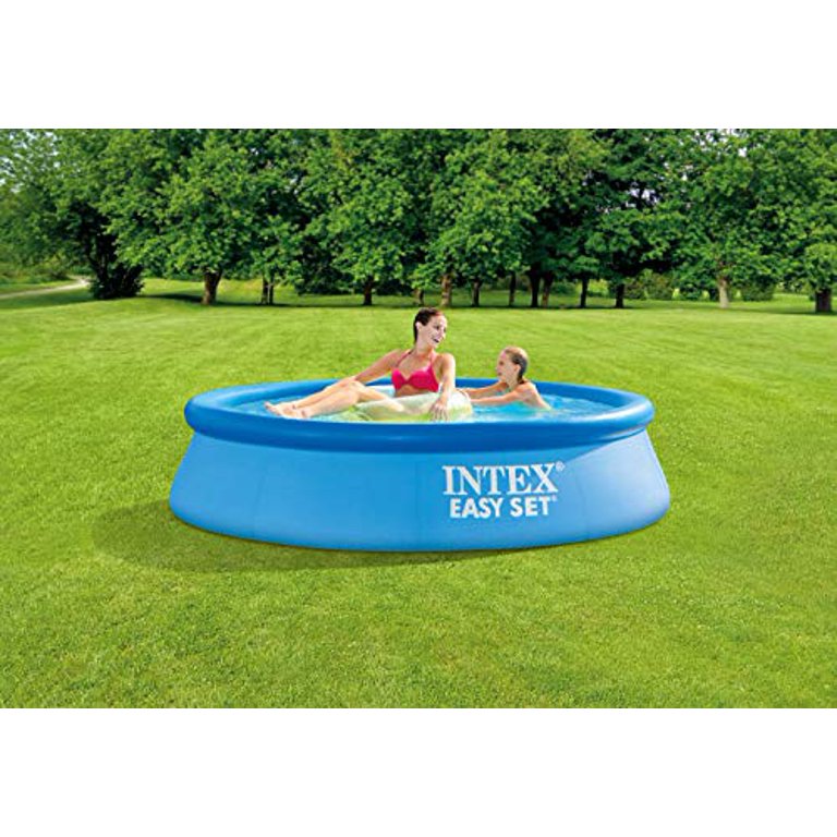 Intex 2.44m x 61cm Easy Set Round Inflatable Above Ground Pool
