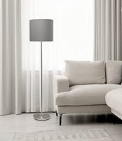 
              Simple Designs LF2004-GRY Floor Lamp, Gray
            