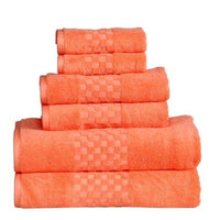 Feather and Stitch Luna 6-Pc. Towel Set Bedding