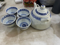 
              Service à Thé Porcelaine 1 Therière 850cl Tasse 4 100cl
            