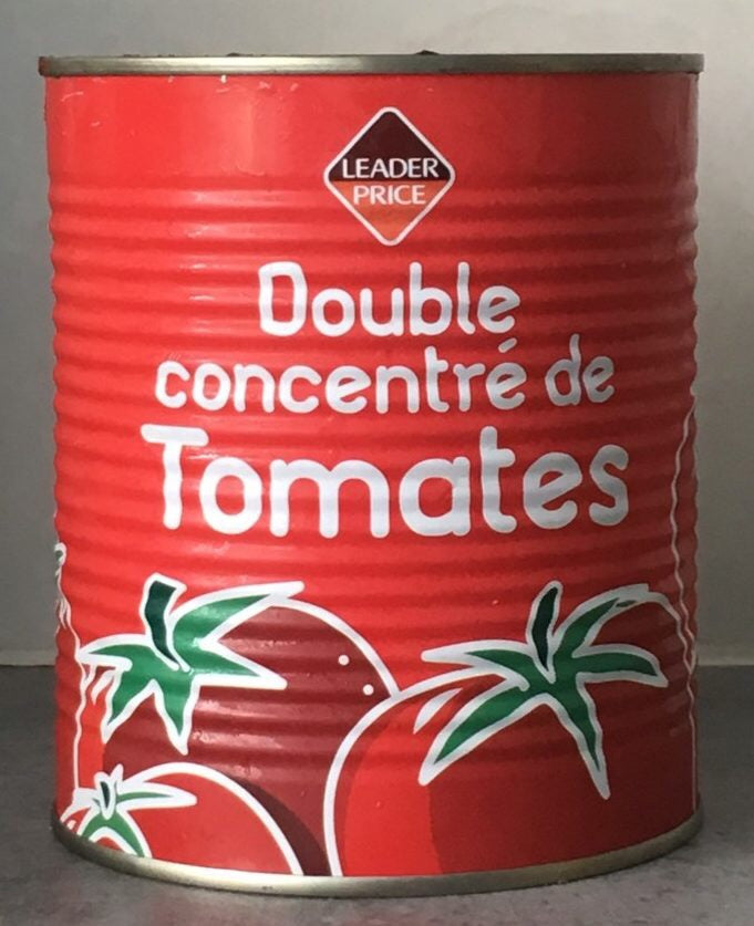 Double concentré de Tomates - Leader Price 880g Exp.:27/AVR/21