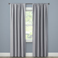 63"x50" Henna Blackout Curtain Panel Gray - Project 62™