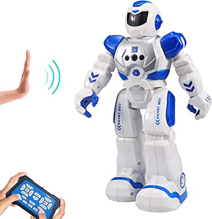 Sikaye RC Robot for Kids Intelligent Programmable Robot with Infrared Controller Toys,