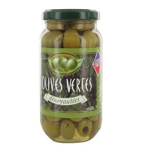 Olives Vertes  Entières - Leader Price - 320 g DLC:30-SEPT-23