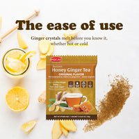 Pocas Instant Honey Ginger Tea with Original Flavor, 10 pcs  DLC: OCT/23