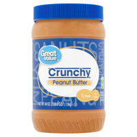 Great Value Crunchy Peanut Butter 18 Ounces DLC: 18/Apr/20
