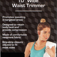 Athletic Works 5-Zipper Waist Trimmer Belt with Easy Adjustment
