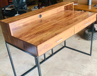 
              Walnut Color Computer Desk [L 119cm x P 61cm x H 91cm]
            