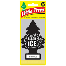 Little Trees Car Air Freshener 6 Ct. - Black Ice