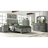 
              Queen Size Bed, Dresser, Nighstand,Chest, & Mirror
            