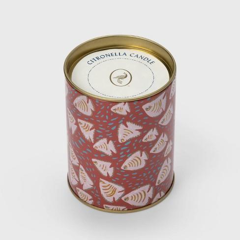 7Oz Metal Tin Candle Orange Fish - Opalhouse™