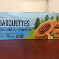 Barquette chocolat noisette - leaderprice - 120g DLC: 30/11/19