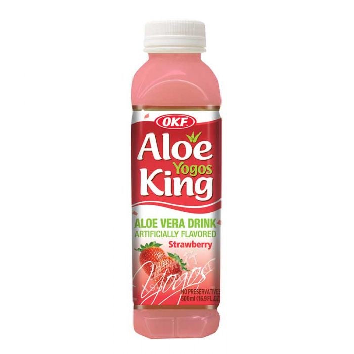 OKF Aloe Yogos Strawberry 500ml DLC:JUILLET/21