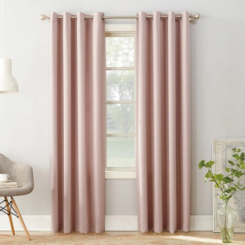 Seymour Grommet Top Room Darkening Window Curtain Panels - Sun Zero