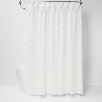 Rideau de douche opaque à pois blanc - Project 62TM