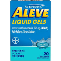 ALEVE LIQUID GELS 20capsules DLC: 11/23