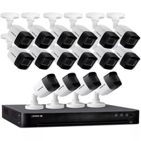 Système de sécurité filaire Defender Ultra HD 4K (8MP) 4 To avec 16 caméras de vision nocturne