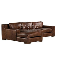 
              Jansen Leather Sectional
            