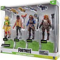 Fortnite Squad Mode Tomatotown Legends 4-Figure Pack, Series 6, Including weapons, Harvesting Tools