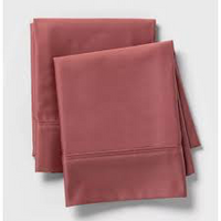 
              King 400 Thread Count Solid Performance Pillowcase Set Rose - Thresholda
            