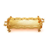 
              Almarjan 4 Pieces Farasha Collection Incense Burner Set Gold
            