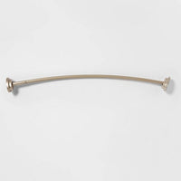 
              72" Dual Mount Curved Steel Shower Curtain Rod With Tiered End Cap - Made By Design™
            