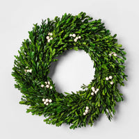 
              10 & 1/2in Preserved Boxwood Wreath - Sugar Paper™
            