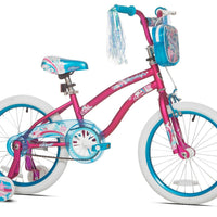 18" Mischief Girl's Bike BMX Style Handlebars Kids Training Wheel Bicycle Pink. MOUA