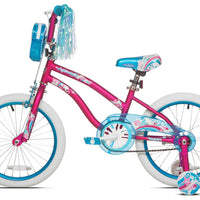 18" Mischief Girl's Bike BMX Style Handlebars Kids Training Wheel Bicycle Pink. MOUA
