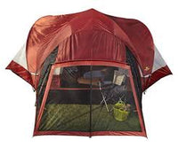 
              Outdoor EZ Pop Up Canopy Screen Party Tent with Mesh Side Walls 10 x 10 ft - Red
            