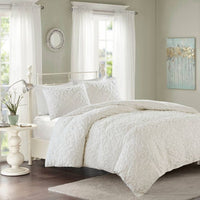 
              AMBER duvet cover setTFTD K/CK CHNL DC SET WHT
            
