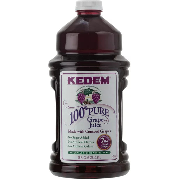 Kedem Concord Grape Juice, 96 Fl. Oz., 1 Count DLC: 08-AOÛT24