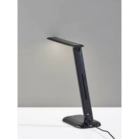 
              Dimmable Desk Lamp with Straight Neck (Includes LED Light Bulb) Black - Adesso
            