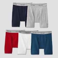 Fruit Of The Loom Boys 5 Pack Boxer Briefs Assorted Colors XL