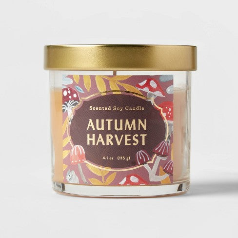 4.1oz Lidded Glass Jar Autumn Harvest Candle - Opalhouse™