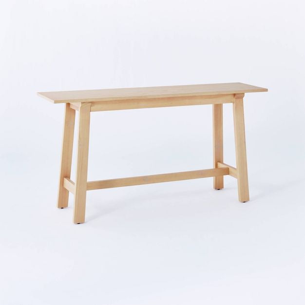 Anaheim Fully Assembled Wood Desk/Console Natural - Thresholda designed with Studio McGee