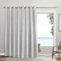 100"x84" Burke Patio Grommet Top Single Blackout Curtain Panel