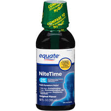 EQUIPARAR NITETIME ORIGINAL DE LA GRIPE Y EL RESFRIADO LÍQUIDO, 12 FL OZ