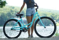 
              Kent Bicycles 26 inch Ladies Sea Change, Beach Cruiser Bicycle, Blue. MOUA
            
