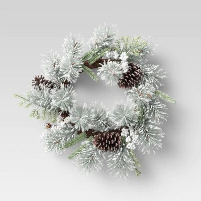 Heavy Flocked Garland - Threshold™
