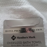 Collection Member's Mark Hotel Premier - Serviette de bain (100 % coton)