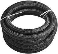 
              16 Feet 8AN AN8 1/2" Fuel Line Hose Braided Stainless Steel Oil Gas Fuel Hose Line Black 2.
            